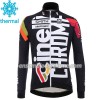 Tenue Maillot M/L + Collant à Bretelles 2017 Cinelli Chrome Hiver Thermal Fleece N001